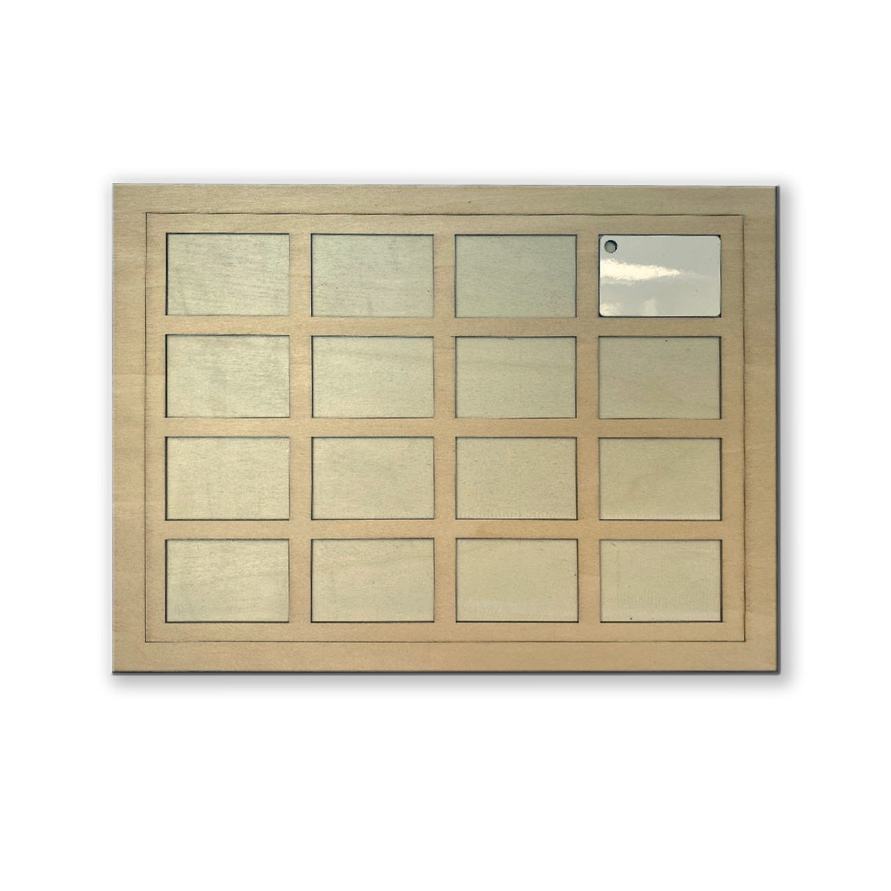 6cm x 4cm Sublimation Keyring - Jig Rectangle