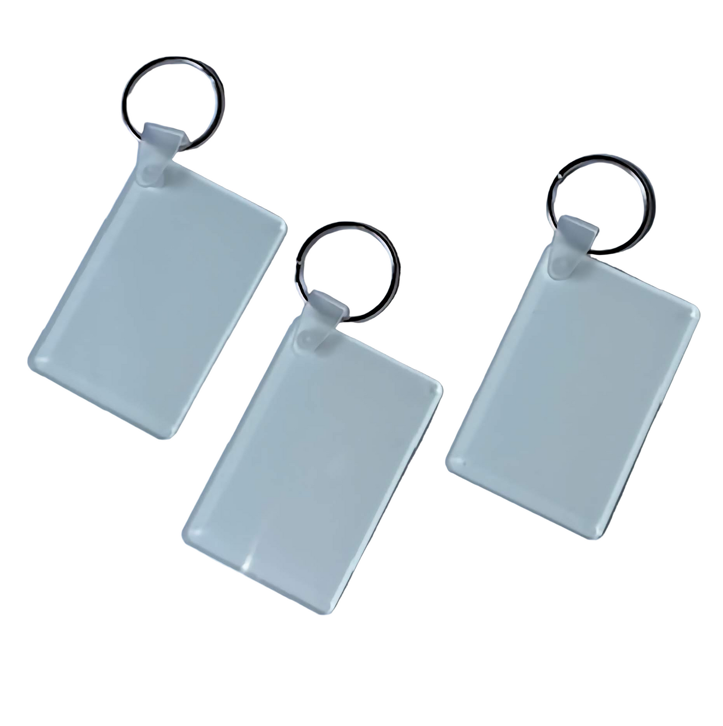 Acrylic Keyrings 6cm x 4cm Single Sided - Multi Packs
