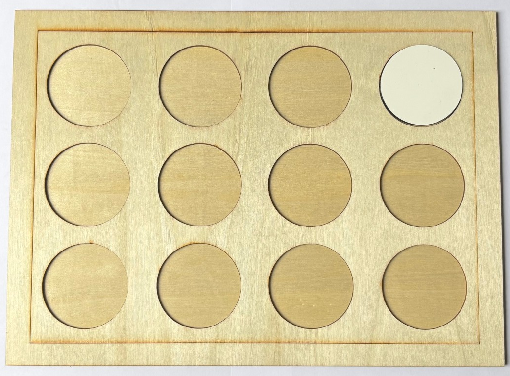 5.5cm Sublimation Fridge Magnet - Jig Round