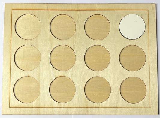 5.5cm Sublimation Fridge Magnet - Jig Round