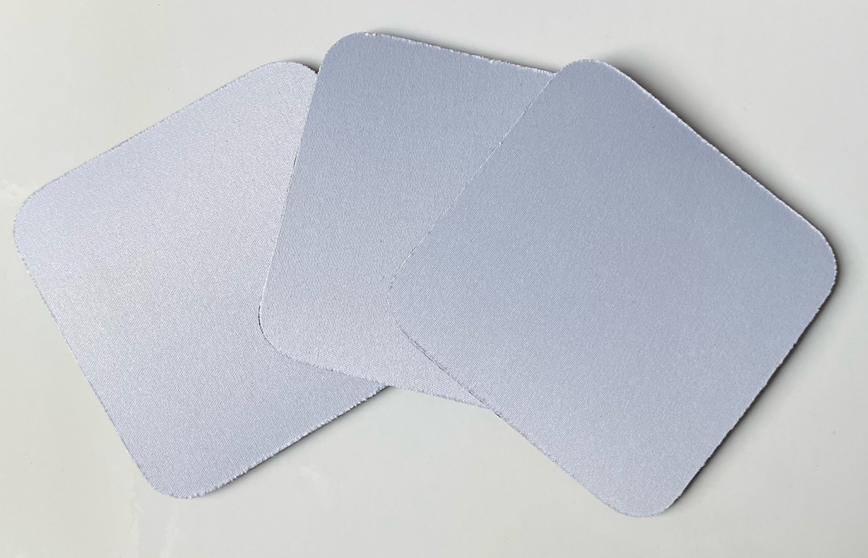 12 x Blank Sublimation Fabric Coaster 9cm x 9cm 5mm