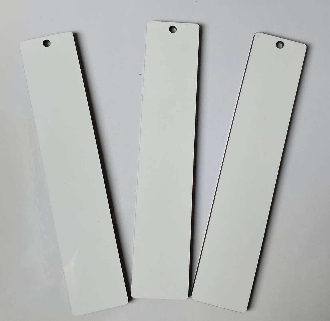 12 x MDF Sublimation Bookmarks 7.4cm x 2.8cm Double Sided