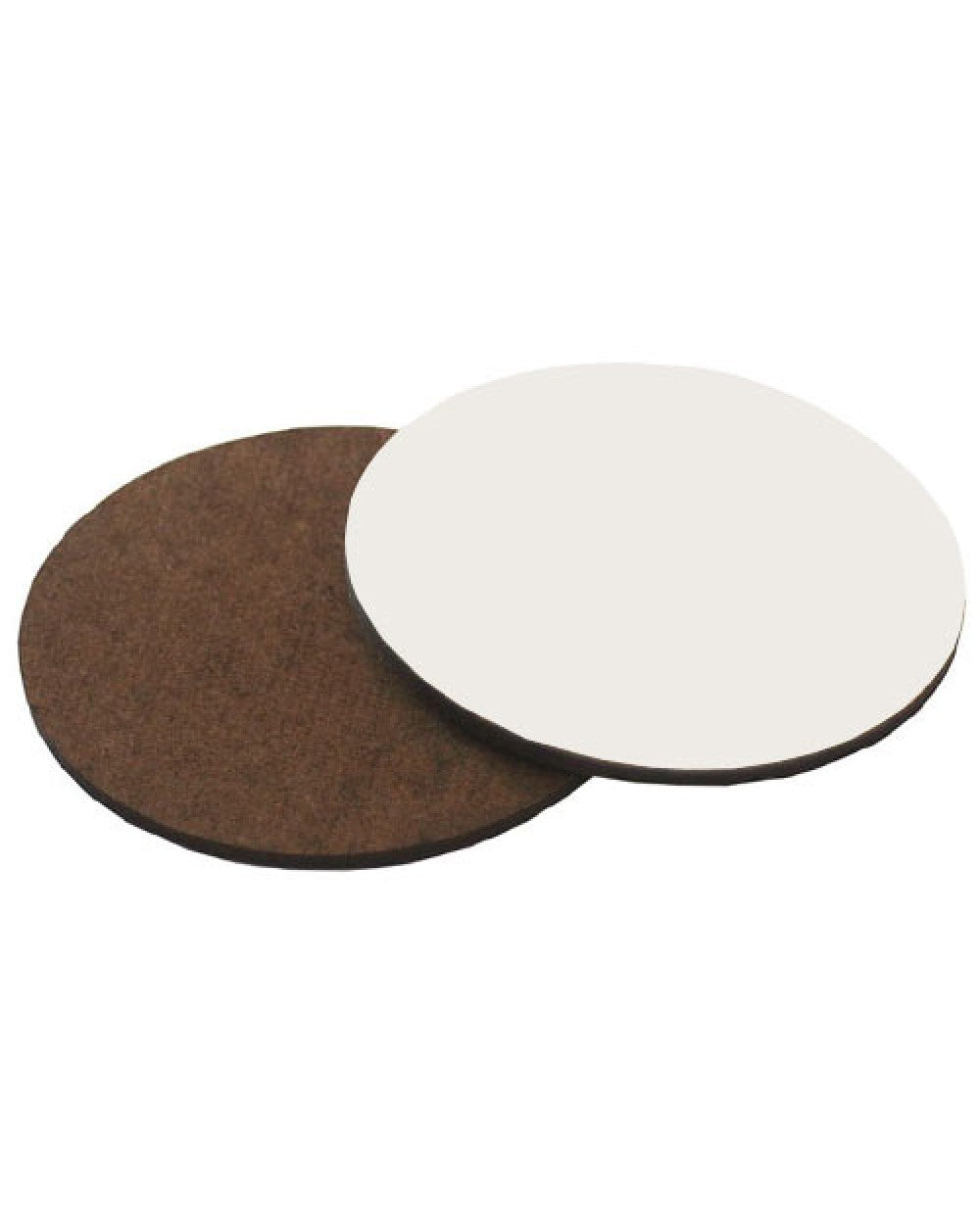 180 x MDF Blank Sublimation Coasters 9cm Diameter Raw backed