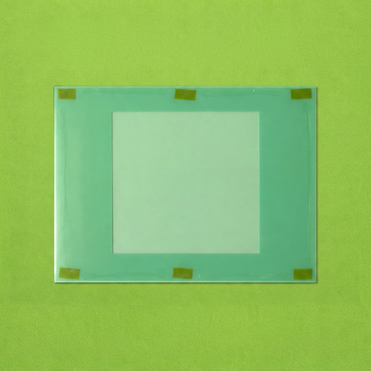 17cm x 17cm sublimation printing jig with wider green margins for preview