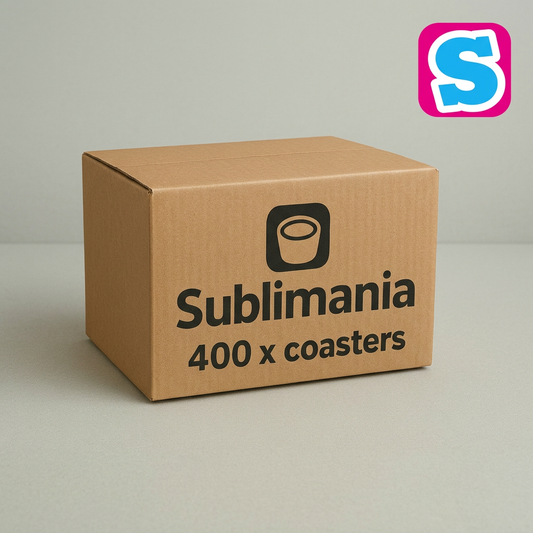 These wholesale blank MDF sublimation round coasters measure 9.5cm in diameter and are manufactured from a strong 3mm MDF base with a 1mm cork backing, delivering a durable, stable, and professional-quality finish. The natural cork backing helps protect surfaces from scratches while providing added grip and stability during everyday use.