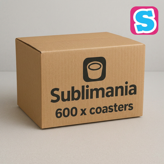These wholesale blank MDF sublimation coasters measure 8cm x 8cm (square) and are manufactured from a strong 3mm MDF base with a 1mm cork backing, providing a durable, stable, and professional-quality finish. The cork backing helps protect surfaces from scratches while adding grip during use.

Designed for high-quality subli