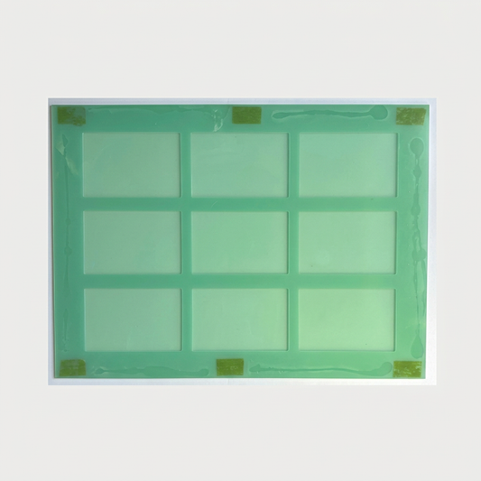 8.5cm x 5.5cm sublimation fridge magnet jig with wider margins for preview