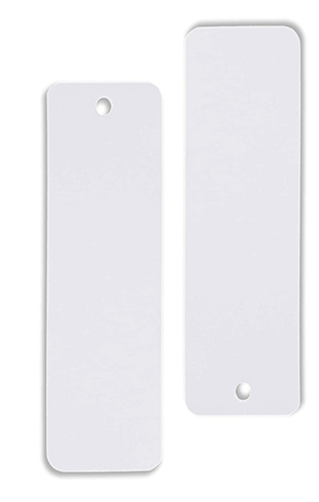 Bookmark_Gloss_white goss with no tassels for sublimation printing