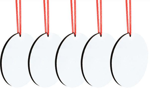 MDF Sublimation Christmas Round Bauble 7.0cm - Multi Pack