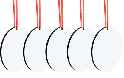 MDF Sublimation Christmas Round Bauble 7.0cm - Multi Pack