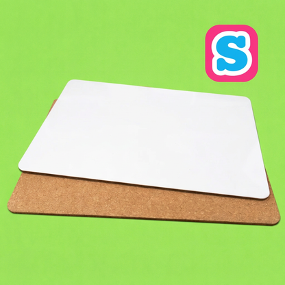 MDF Sublimation Placemats Cork Backed 26cm x 20cm