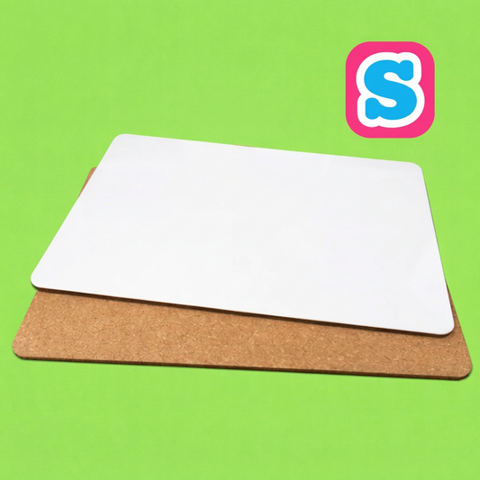 MDF Sublimation Placemats Cork Backed 26cm x 20cm