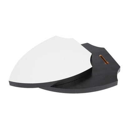 Blank large MDF trophy shield for sublimation printing, smooth white surface ready for personalised designs