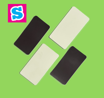 Polymer sublimation fridge magnet blank 7.5cm x 4cm for heat press printing