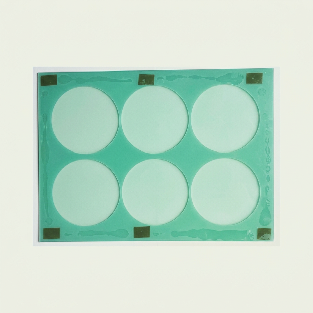 9cm round sublimation jig, second view with wider margins for preview