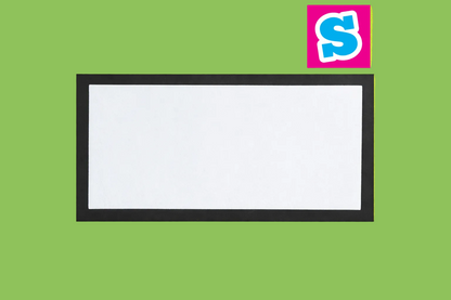 58cm x 22cm sublimation bar runner blank with white printable surface, ideal for custom designs and branding