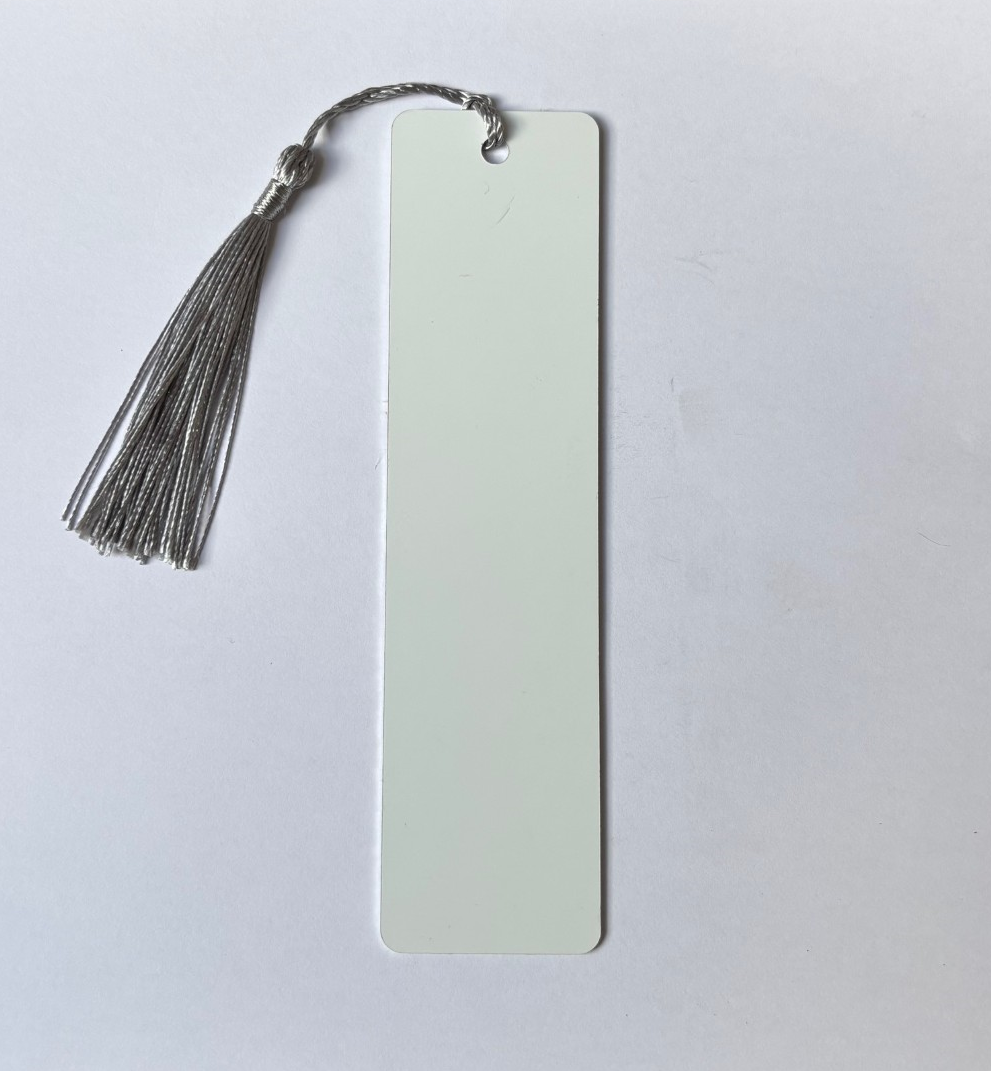 Sublimation_Bookmark_double_sided_silver_tassel