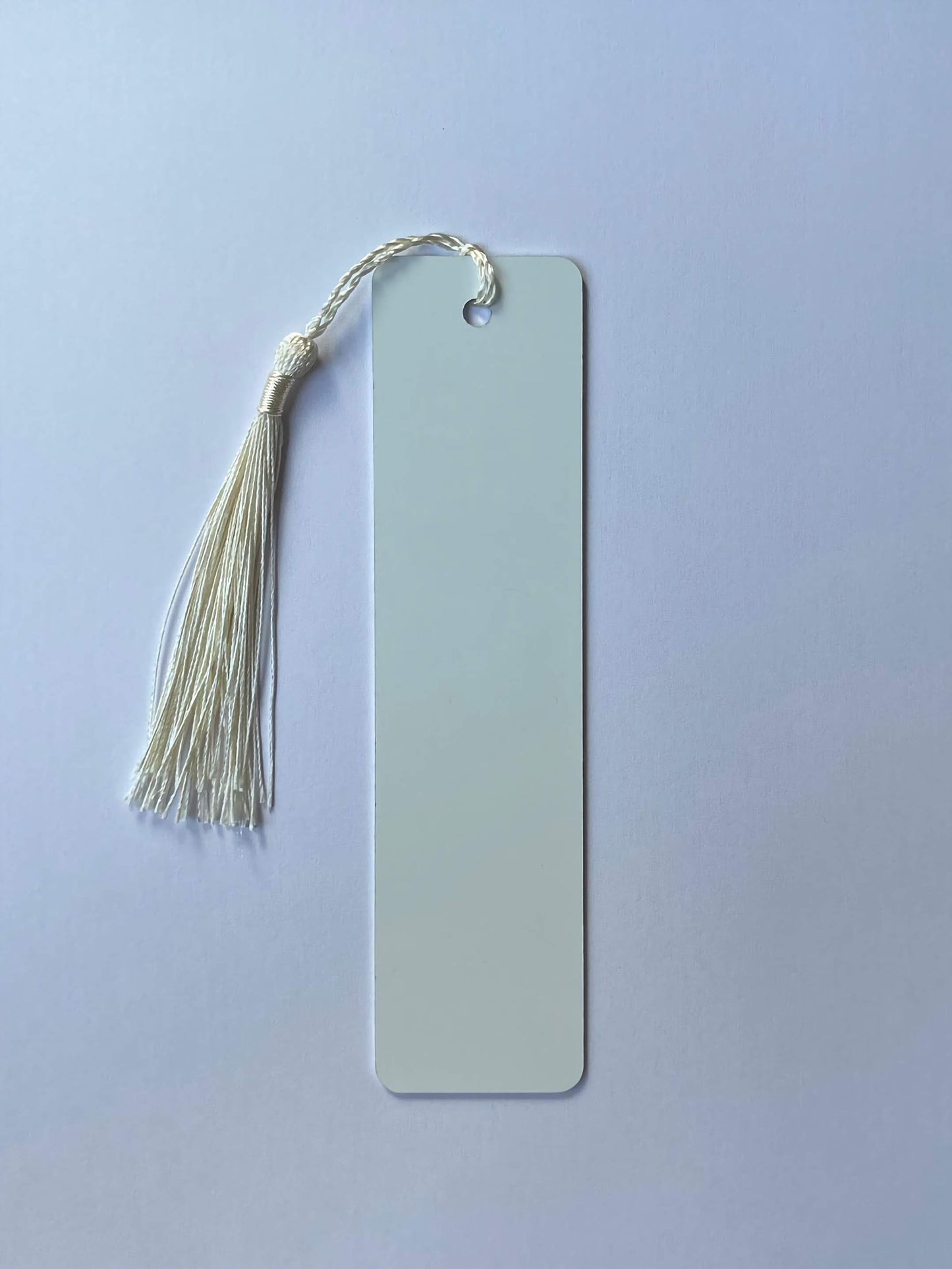 Sublimation Bookmark ivory tassel