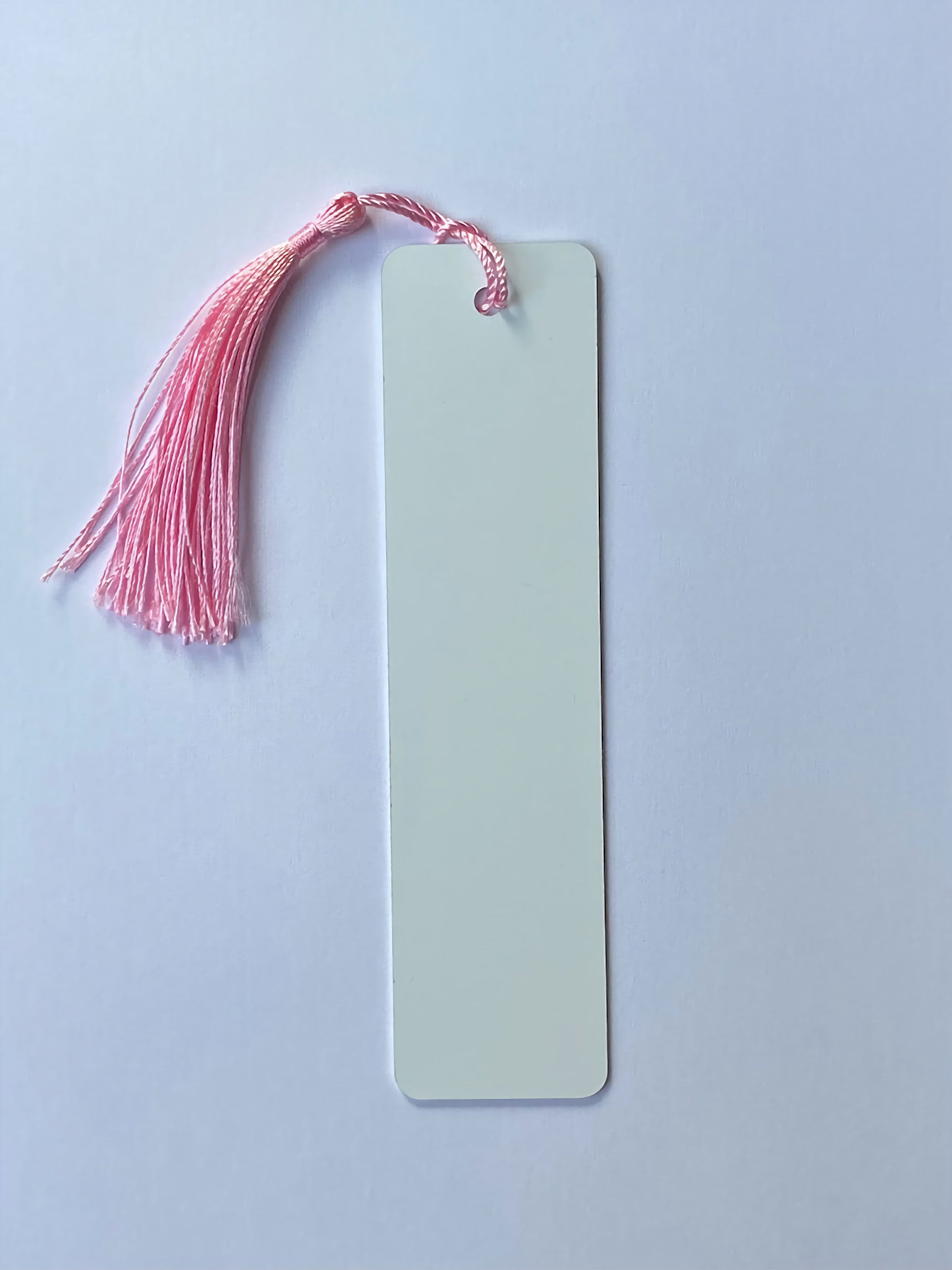 Sublimation Bookmark pink tassel