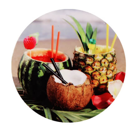 Sublimation Coasters 9cm Diameter Raw backed