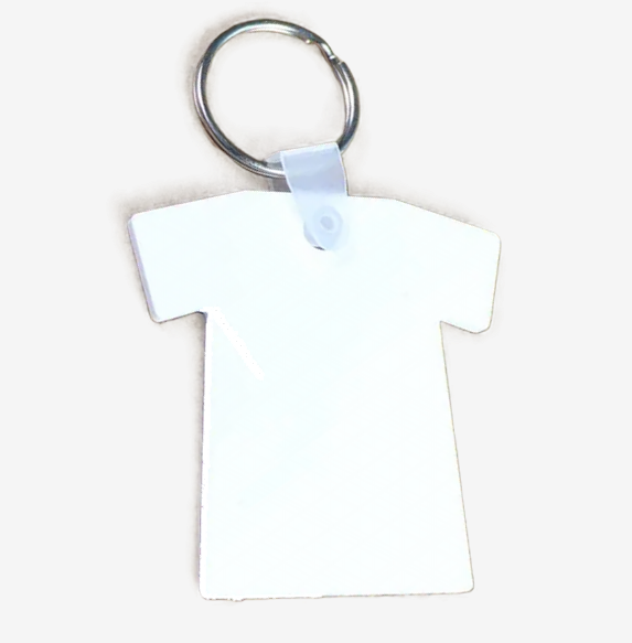 MDF Sublimation Keyrings T Shirt Double Sided - Multi Packs
