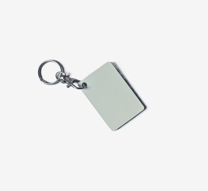 UV MDF Keyrings Rectangle 6cm x 4cm Double Sided - Multi Packs