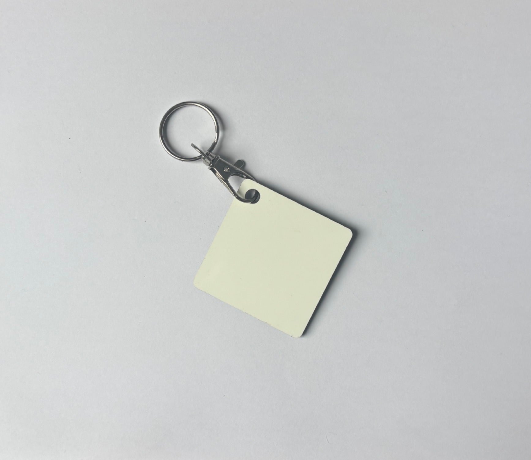 UV MDF Keyrings Rectangle 6cm x 4cm Double Sided - Multi Packs