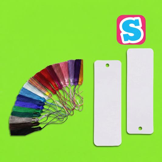 Sublimation Aluminium Bookmark Double Sided 15.2cm x 3.8cm - Multi Packs