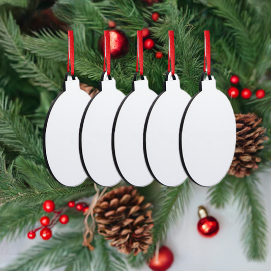 MDF sublimation Christmas bauble