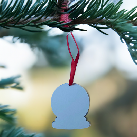 MDF Sublimation Christmas Bell Bauble 6.7cm x 8cm