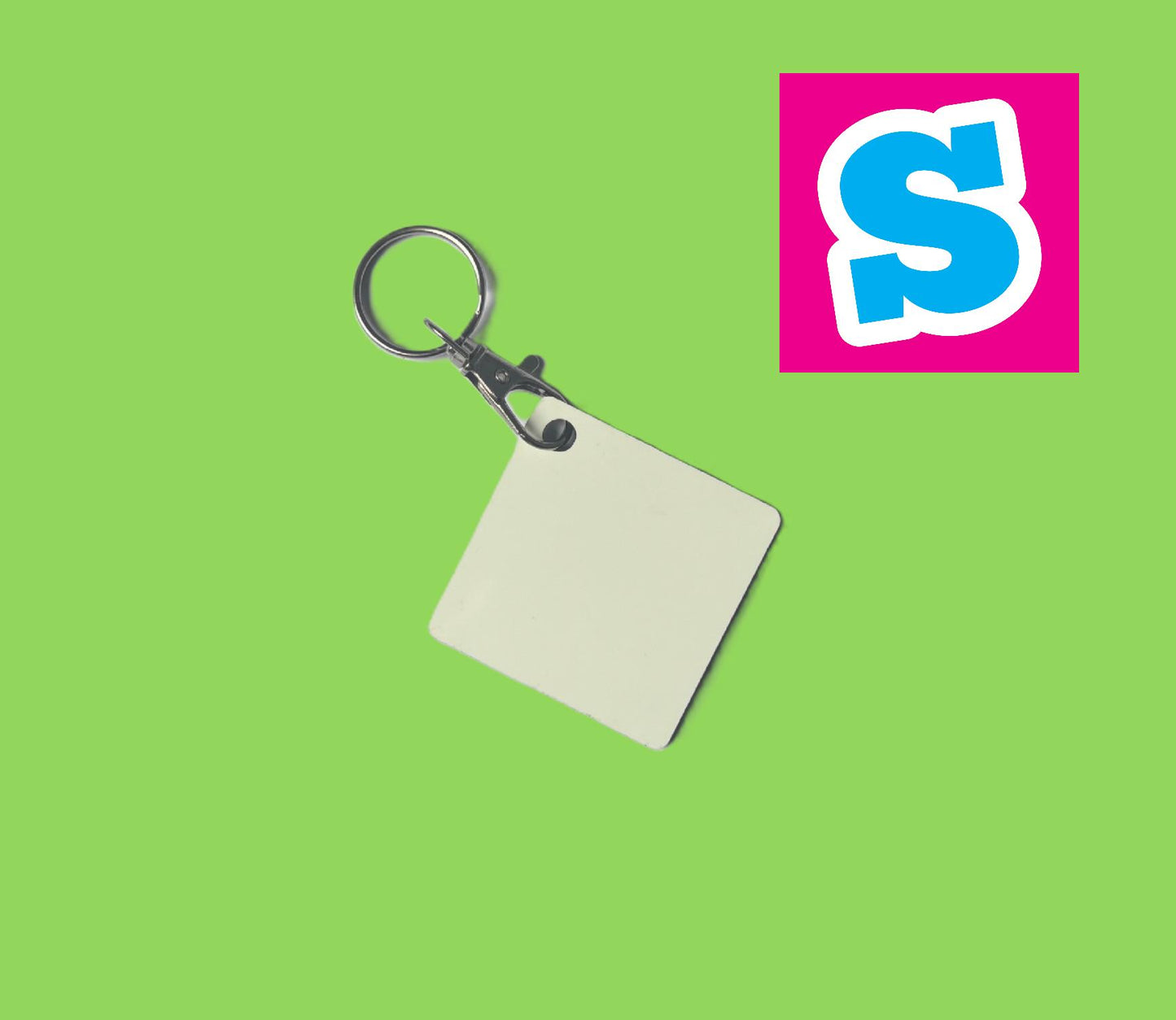 MDF Sublimation Keyrings 5cm x 5cm Double Sided - Multi Packs MC