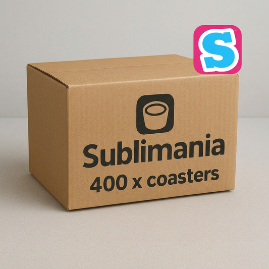 These wholesale blank MDF sublimation round coasters measure 9cm in diameter and are manufactured from a strong 3mm MDF base with a 1mm cork backing, delivering a durable, stable, and professional-quality finish. The natural cork backing helps protect surfaces from scratches while providing added grip and stability during everyday use.