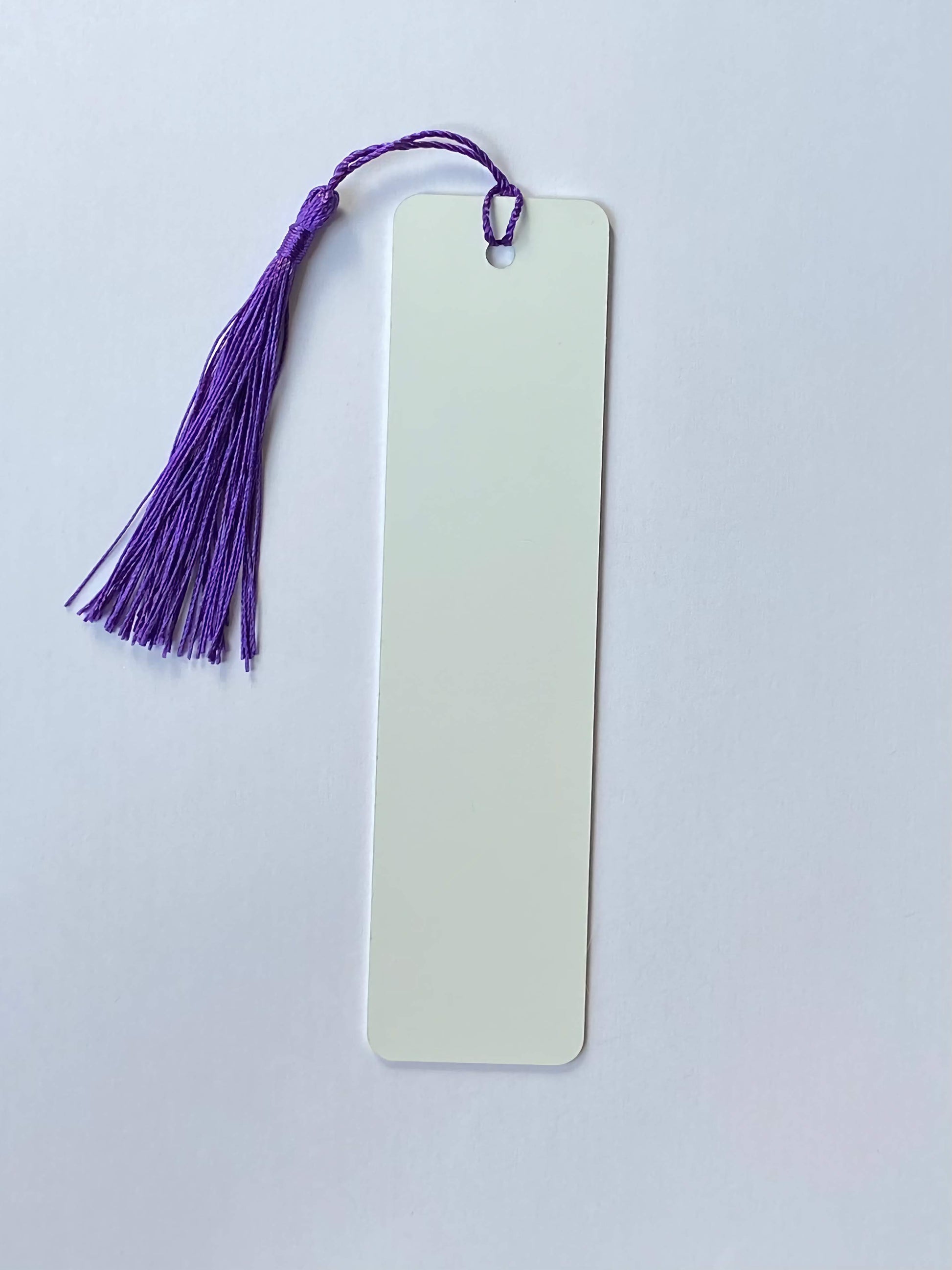 sublimation Bookmark purple tassel