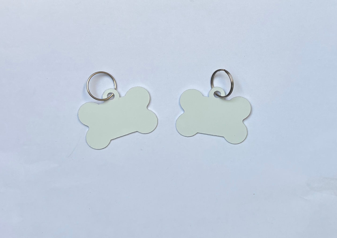 dog collar tag bone shape 001