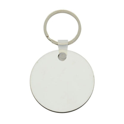 25 x Blank Sublimation MDF Keyrings Round 5cm Double Sided