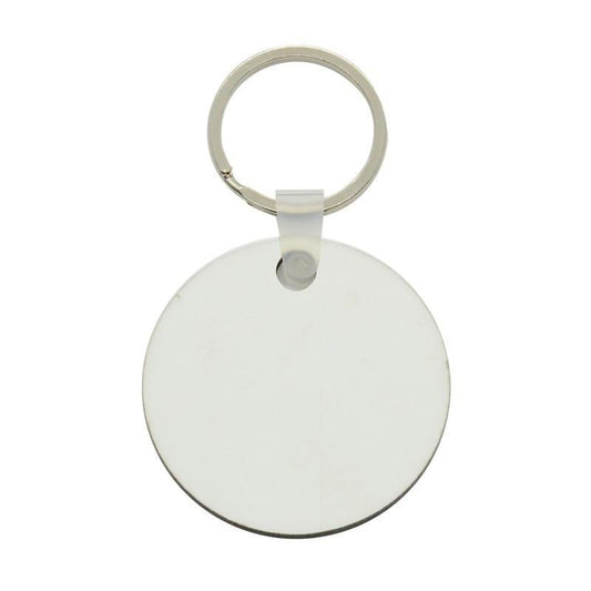 MDF Sublimation Round Keyrings 5cm Double Sided