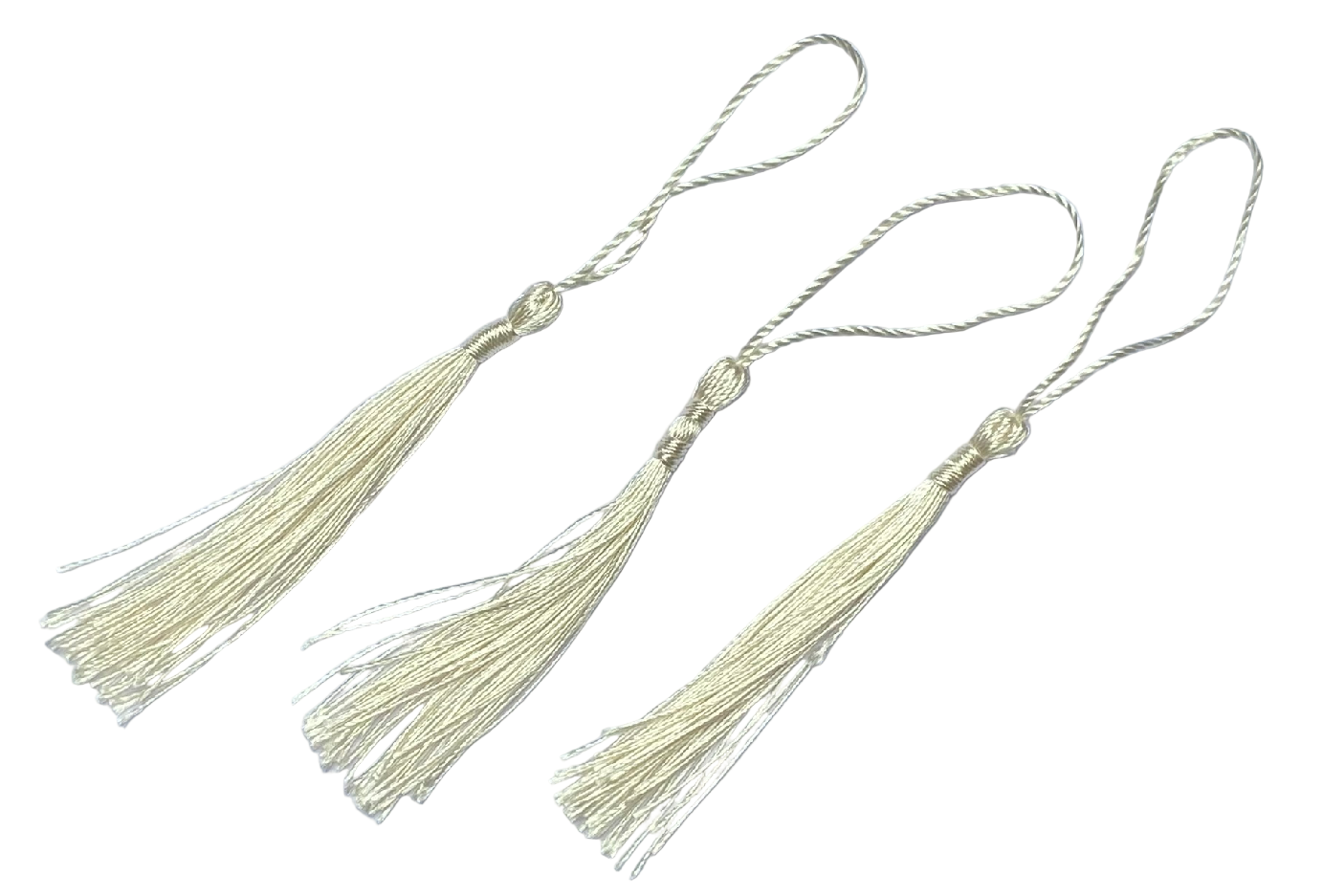 Ivory Bookmark tassel