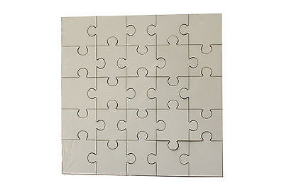 MDF sublimation jigsaw puzzle 17cm x 17cm square blank