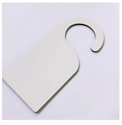 150 x MDF Blank Sublimation Door Hanger 23cm x 10cm Double Sided