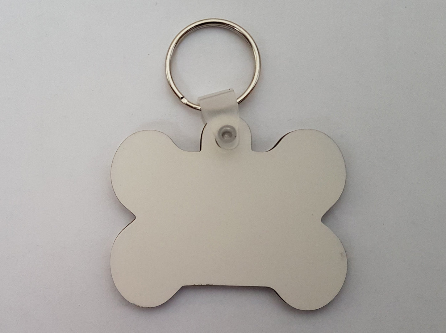 200 x Blank Sublimation MDF Keyrings Pet Tag Double Sided
