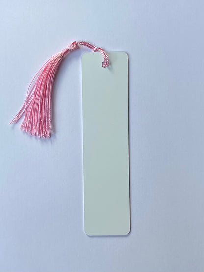 50 x Sublimation Aluminium Bookmark Double Sided 15.8cm x 3.8cm