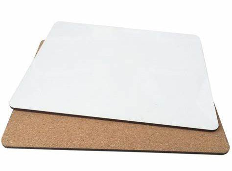 24 x MDF Sublimation Placemats 26cm x 20cm cork backed