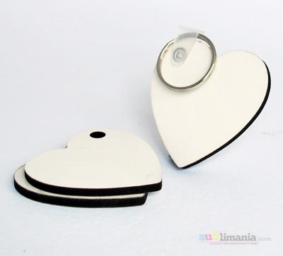 Double sided heart photo on sale keyring